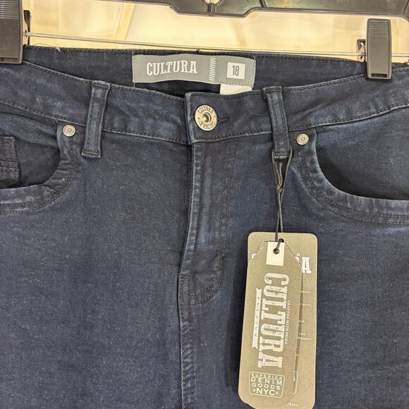 CULTURA  Boy's Super Flex skinny Jeans, Dk Blue, 18 - Picture 5 of 7